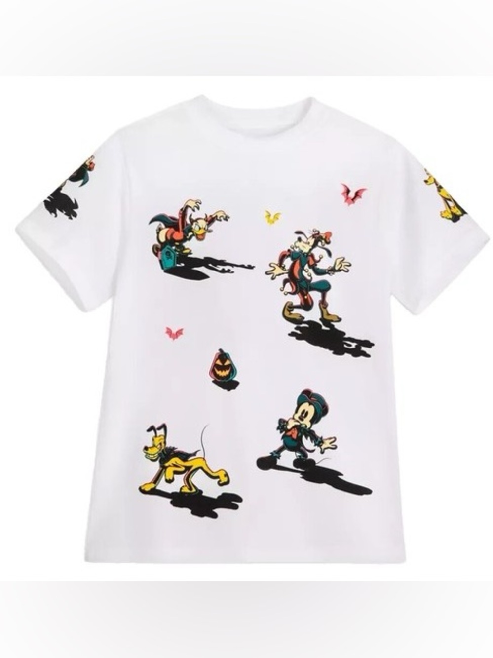 Disney Halloween Character Graphic T-Shirt White - Kids Small (5/6)